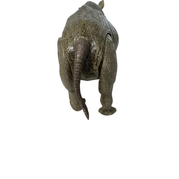 FUNSHOWCASE African Jungle Animals Toy Rhinoceros Figure Realistic Miniature - Picture 3 of 5